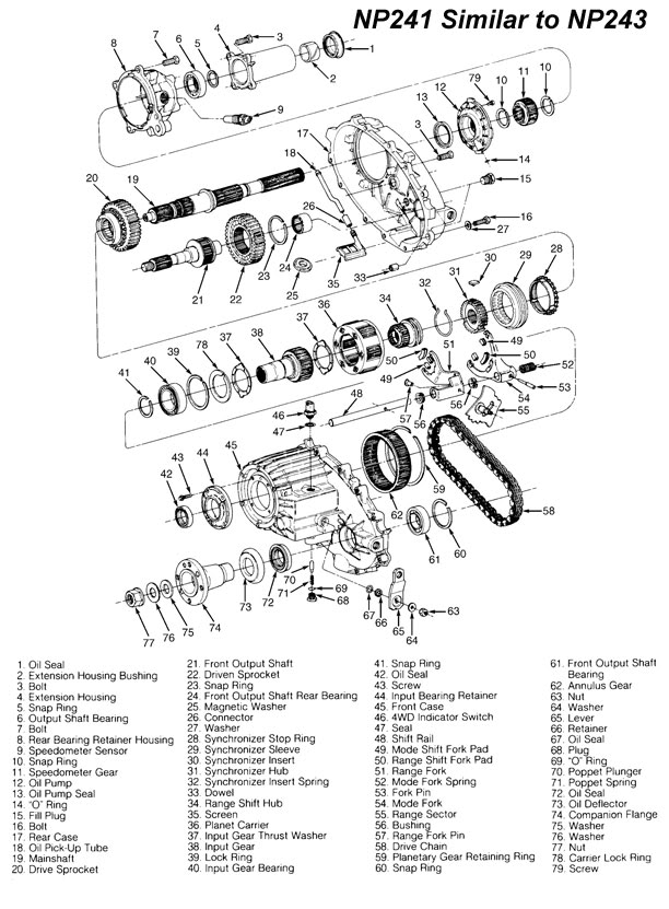 np246 exploded view